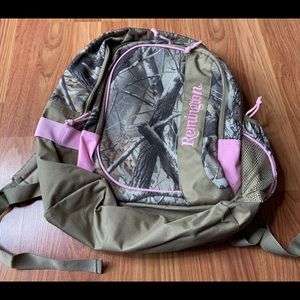 Remington camo Backpack Book School Bag girls hunt